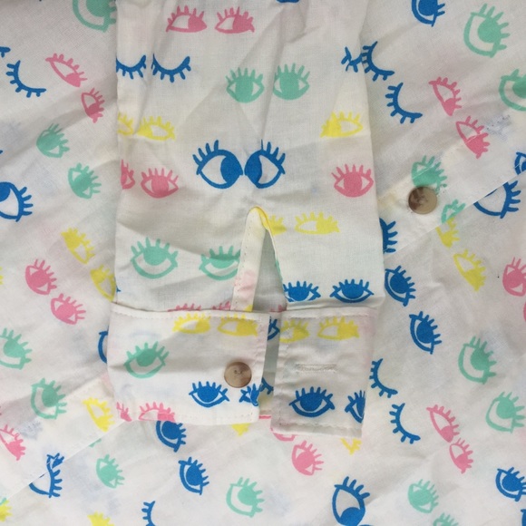 NWOT 7/8 Cat and Jack 100% Cotton button shirt - Picture 4 of 6